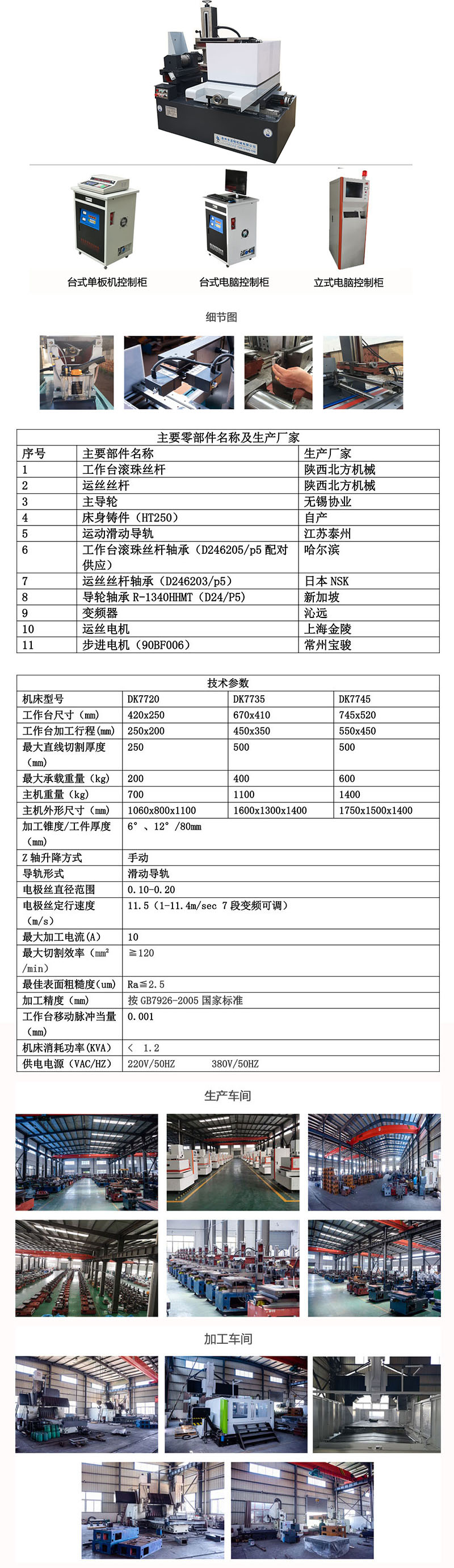 快走絲，DK7720線切割機(jī)床2