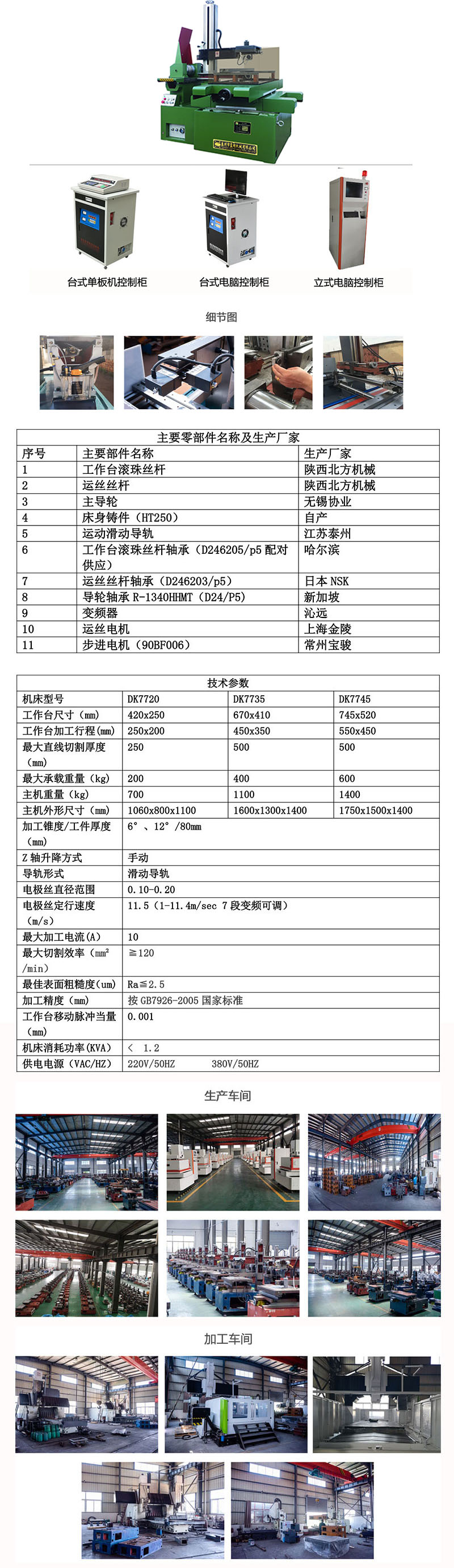 快走絲，DK7745快走絲線切割機(jī)床2