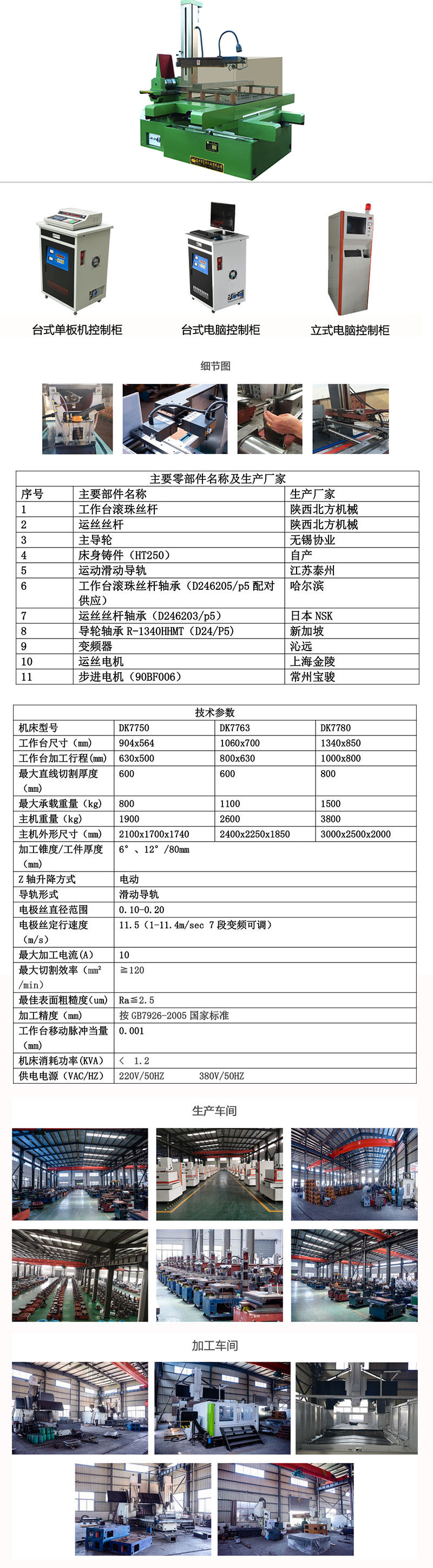 快走絲，DK7763快走絲線切割機(jī)床2