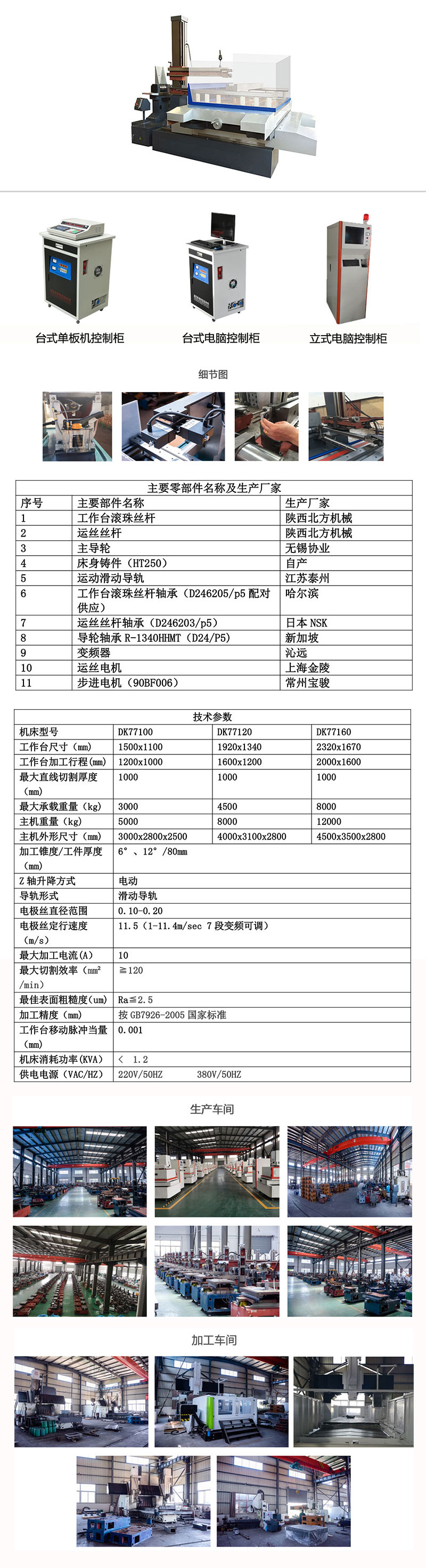 快走絲，DK77100快走絲線切割機(jī)床2